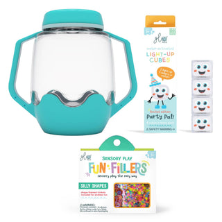 Glo Pals Build Your Own Sensory Jar - Blue