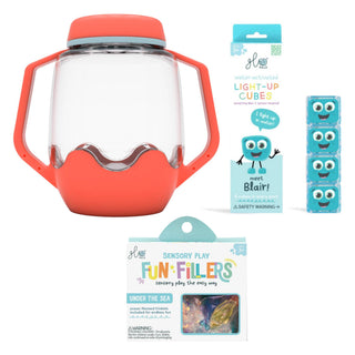 Glo Pals Build Your Own Sensory Jar - Coral