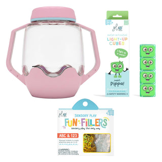 Glo Pals Build Your Own Sensory Jar - Pink