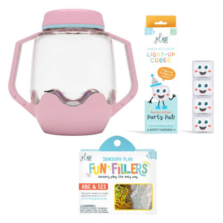 Glo Pals Build Your Own Sensory Jar - Pink