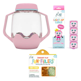 Glo Pals Build Your Own Sensory Jar - Pink