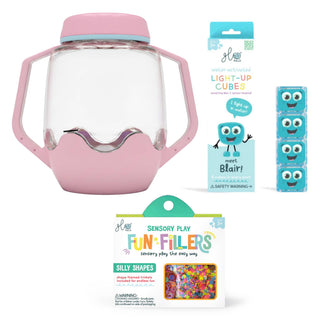 Glo Pals Build Your Own Sensory Jar - Pink