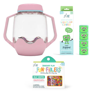Glo Pals Build Your Own Sensory Jar - Pink