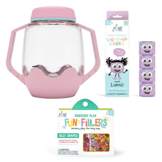 Glo Pals Build Your Own Sensory Jar - Pink