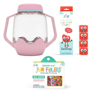 Glo Pals Build Your Own Sensory Jar - Pink