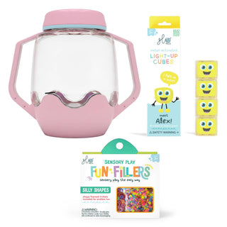 Glo Pals Build Your Own Sensory Jar - Pink