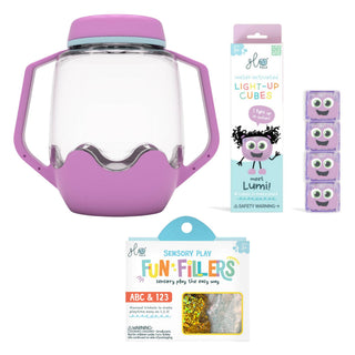 Glo Pals Build Your Own Sensory Jar - Purple