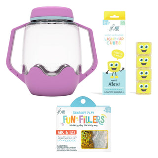 Glo Pals Build Your Own Sensory Jar - Purple