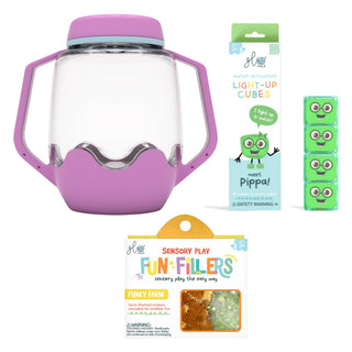 Glo Pals Build Your Own Sensory Jar - Purple