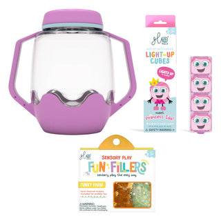 Glo Pals Build Your Own Sensory Jar - Purple