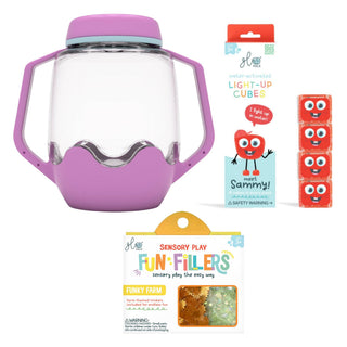 Glo Pals Build Your Own Sensory Jar - Purple