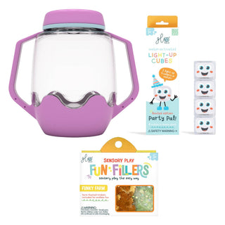 Glo Pals Build Your Own Sensory Jar - Purple