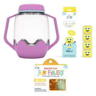 Glo Pals Build Your Own Sensory Jar - Purple