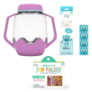 Glo Pals Build Your Own Sensory Jar - Purple
