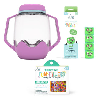 Glo Pals Build Your Own Sensory Jar - Purple
