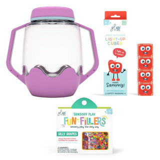 Glo Pals Build Your Own Sensory Jar - Purple