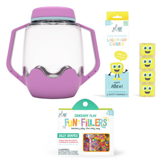 Glo Pals Build Your Own Sensory Jar - Purple