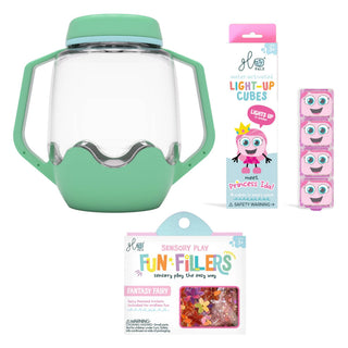 Glo Pals Build Your Own Sensory Jar - Teal