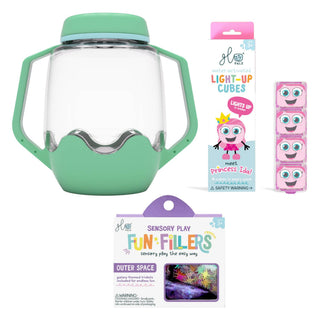 Glo Pals Build Your Own Sensory Jar - Teal