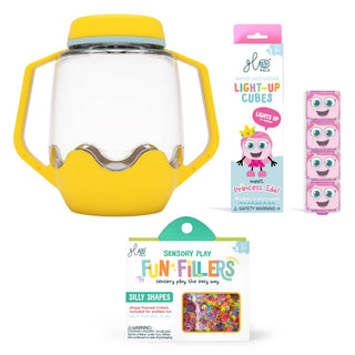 Glo Pals Build Your Own Sensory Jar - Yellow