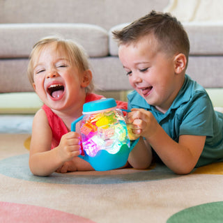 Glo Pals Build Your Own Sensory Jar - Blue
