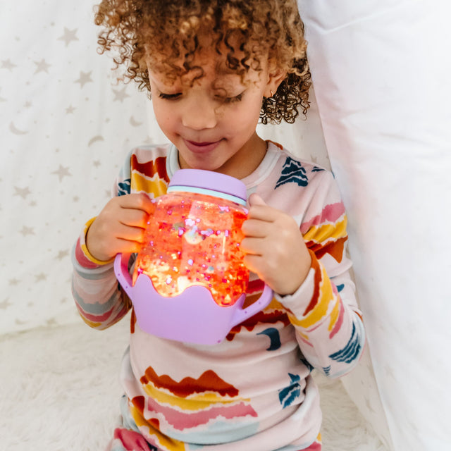 Glo Pals Build Your Own Sensory Jar - Purple
