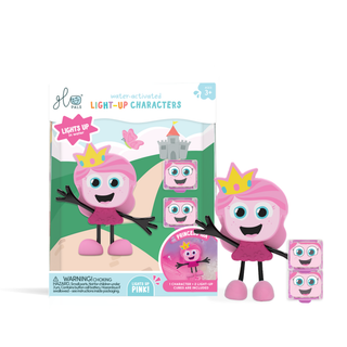 Glo Pals Light Up Character Pack - Pink
