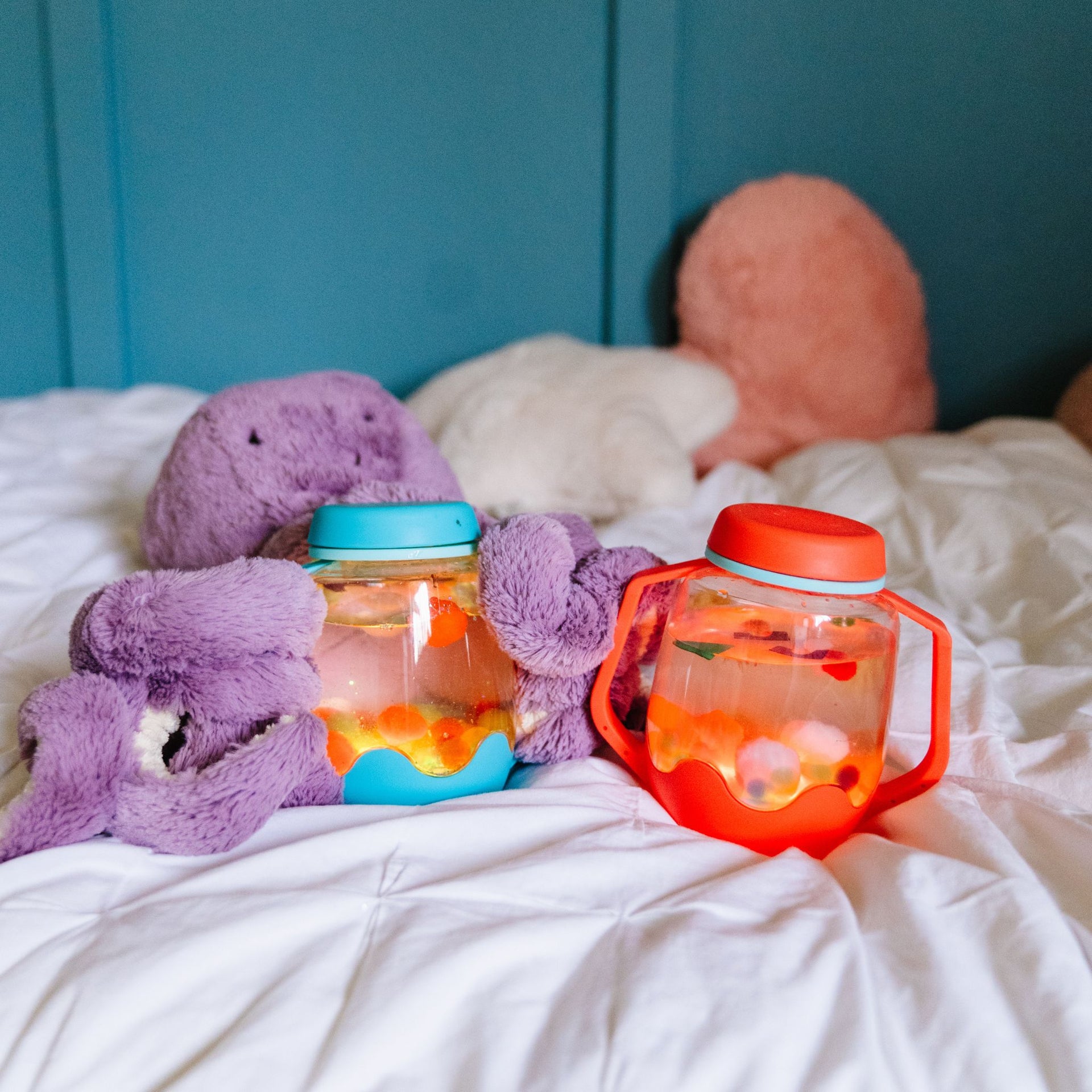 Glo Pals Build Your Own Sensory Jar - Coral