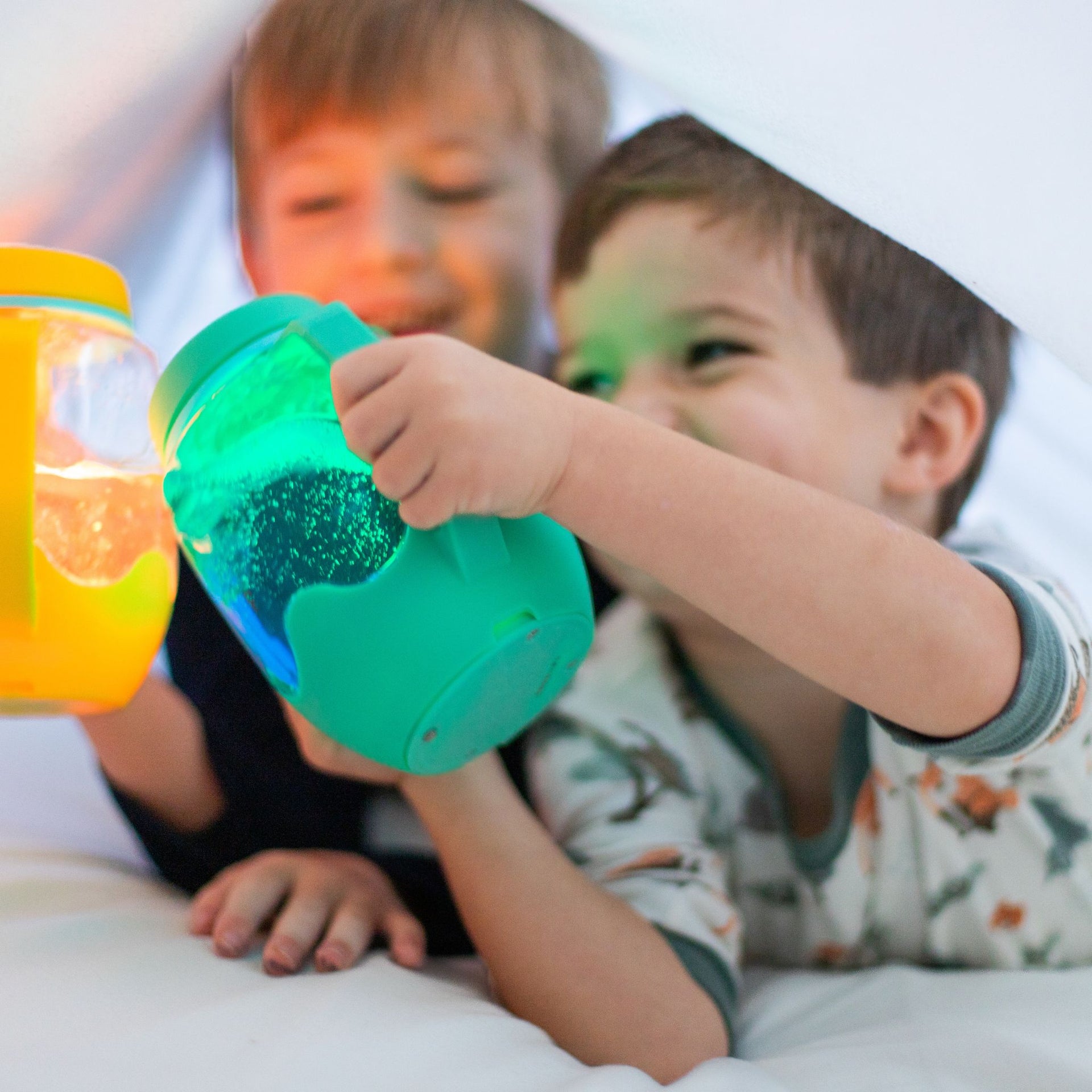 Glo Pals Build Your Own Sensory Jar - Teal