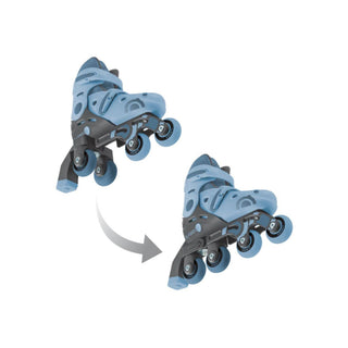 Globber 2 in 1 Learning Skates - Ash Blue
