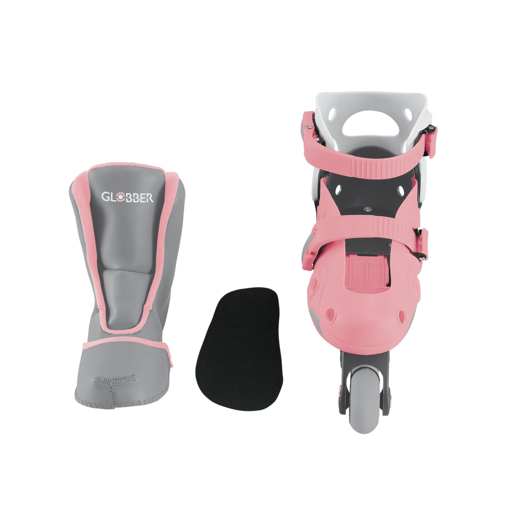 Globber 2 in 1 Learning Skates - Pastel Pink