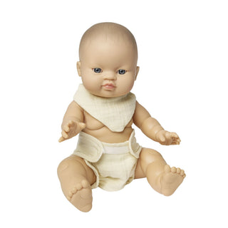 Heless Doll Cloth Nappy and Bib Set