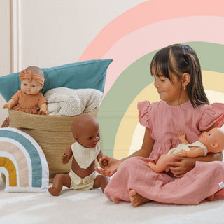 Heless Doll Cloth Nappy and Bib Set