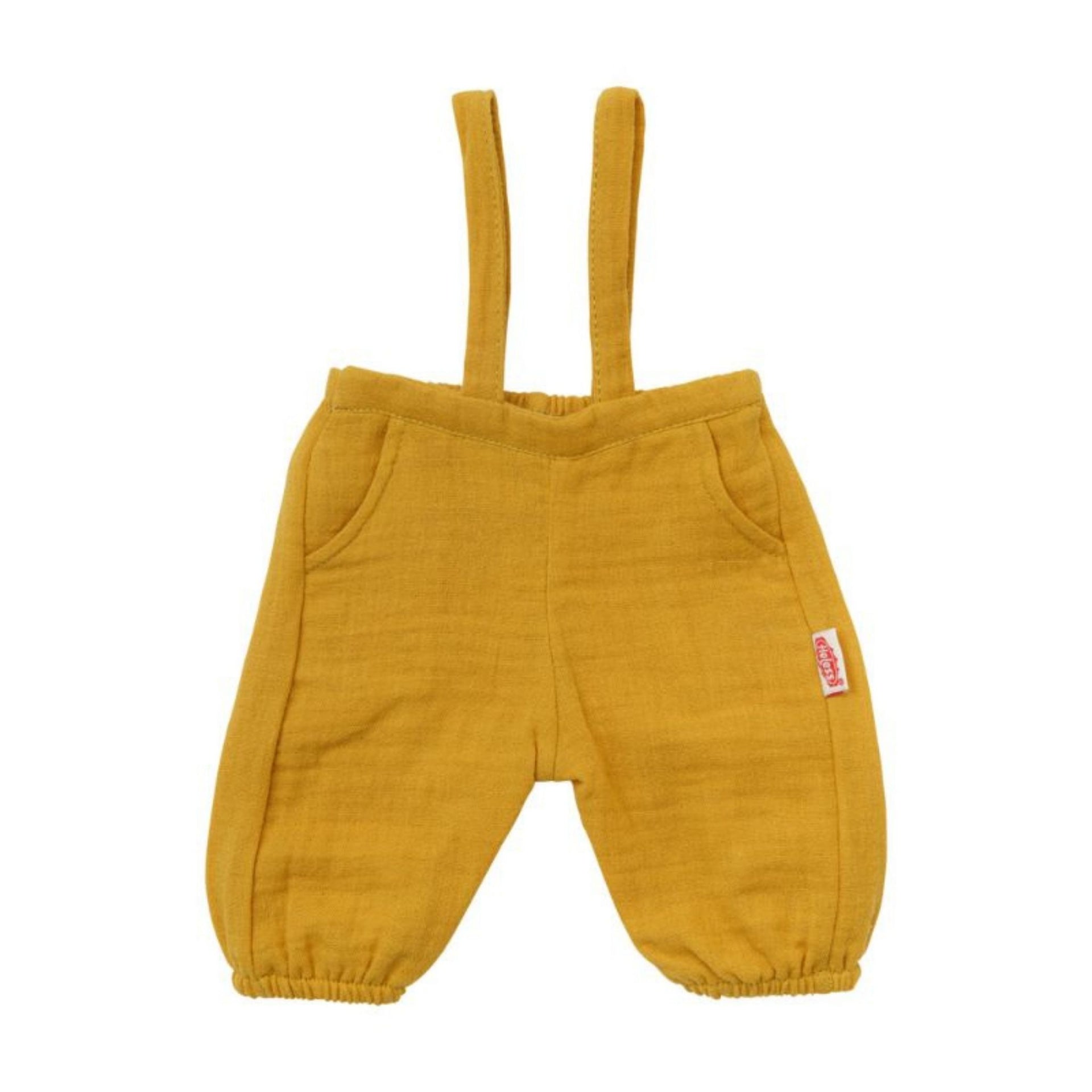 Paola Reina Boy Doll with Heless Honey Yellow Dungarees - 34cm