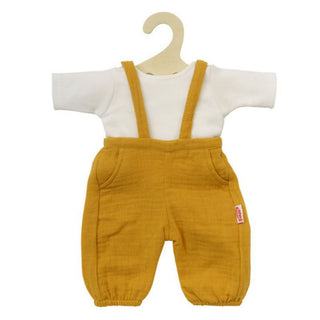 Paola Reina Boy Doll with Heless Honey Yellow Dungarees - 34cm
