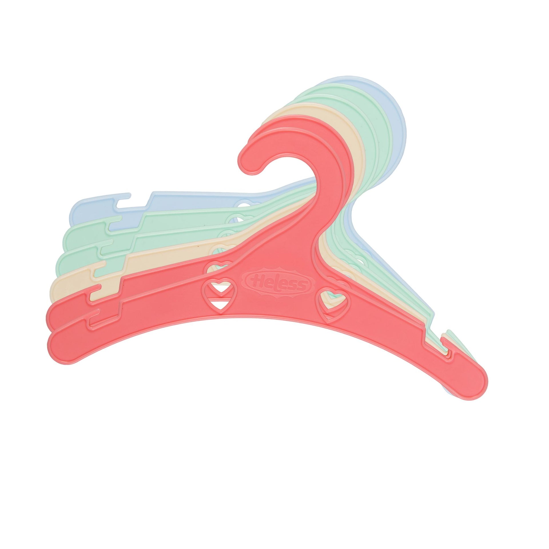 Heless Pastel Doll Clothes Hangers