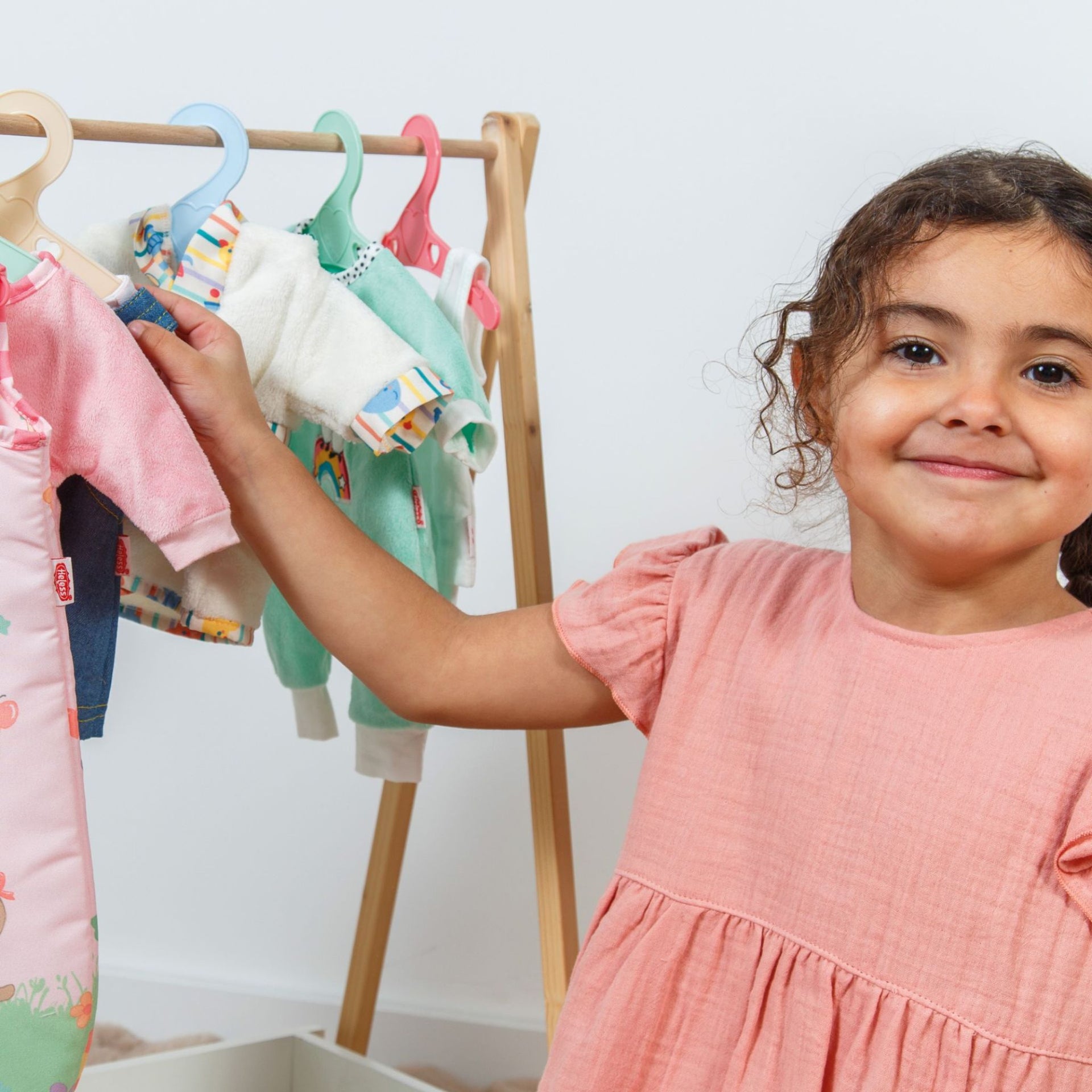 Heless Pastel Doll Clothes Hangers