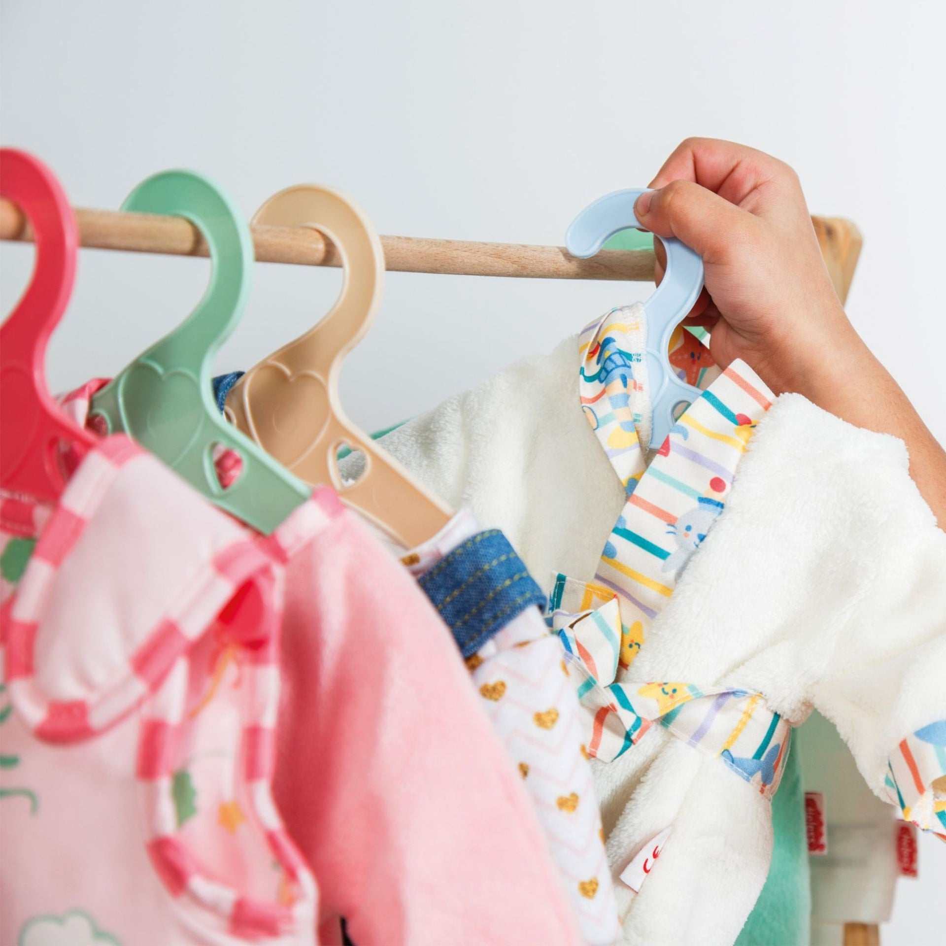 Heless Pastel Doll Clothes Hangers