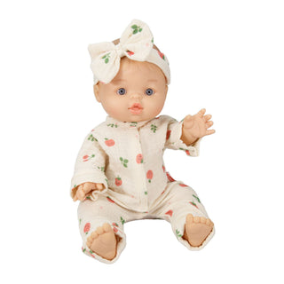 Heless Doll Romper with Headband - Cheeky Fruits