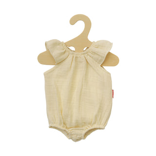 Heless Doll Romper with Ruffles - Ecru