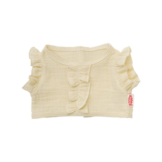 Heless Doll Ruffle Top and Skirt Set - Ecru