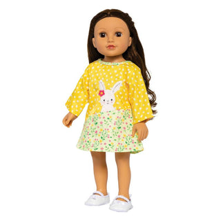 Heless Doll Ballerina Shoes - White 38-45cm