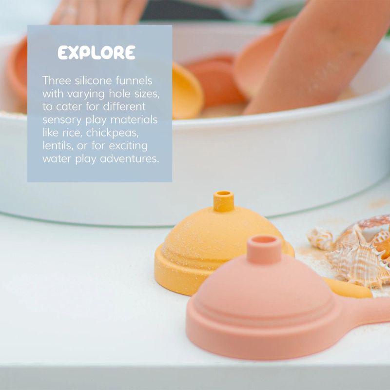 Inspire My Play Collapsible Funnels - Coral