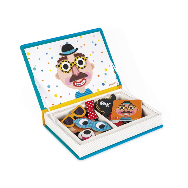 Janod Boy's Crazy Faces Magneti'Book