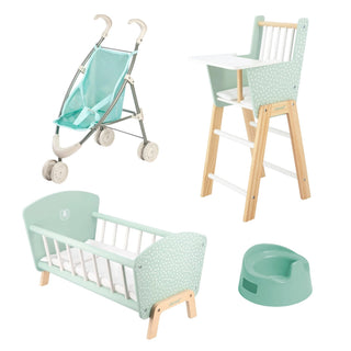 Doll Accessories Bundle - Mint