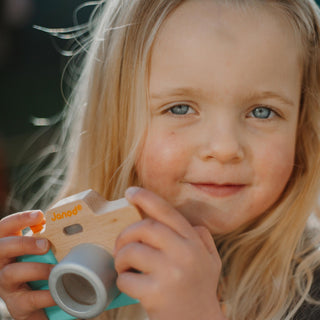 Janod Camera Toy With Sound - Mint
