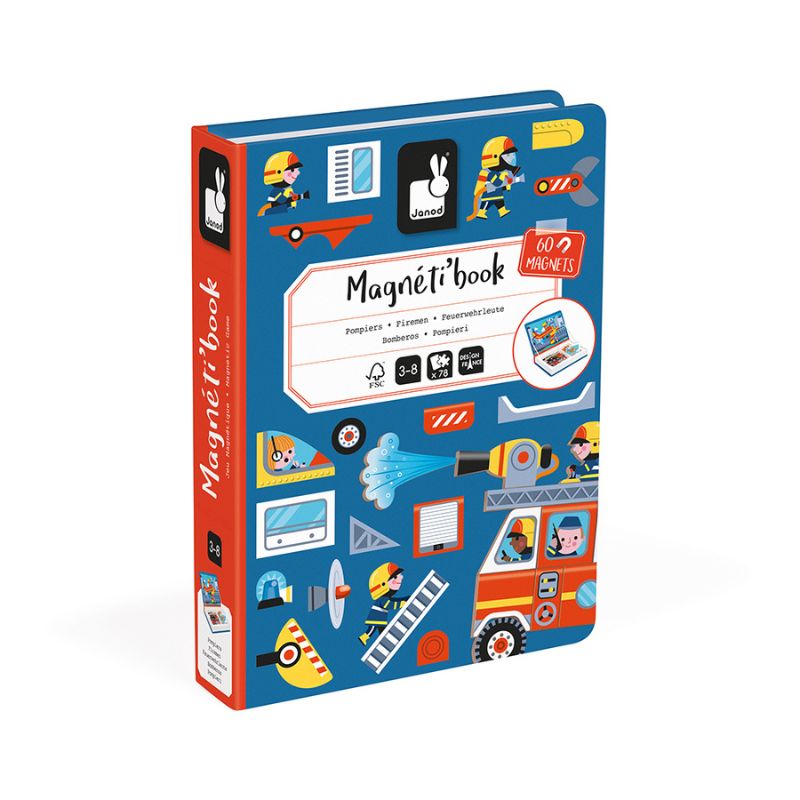 Janod Firefighter Magneti'Book
