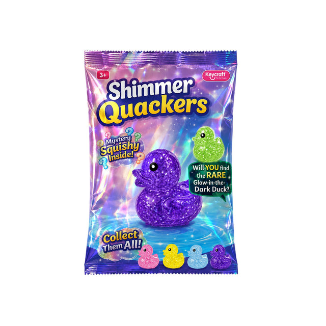 Keycraft Squishy Shimmer Quackers Mystery Blind Bag