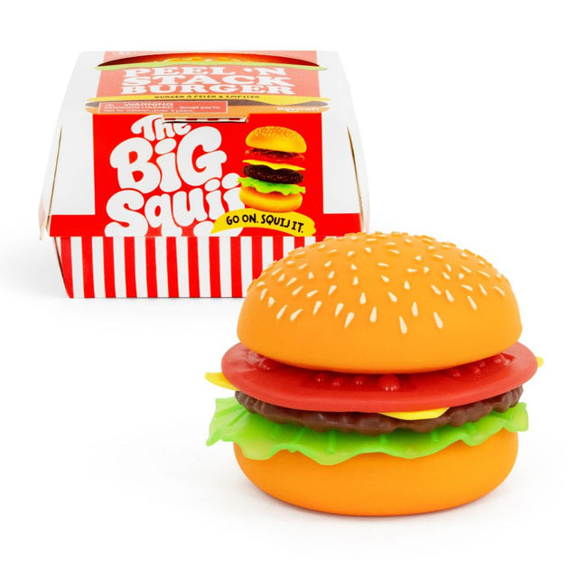Keycraft The Big Squij Peel & Stack Burger Squishy Toy