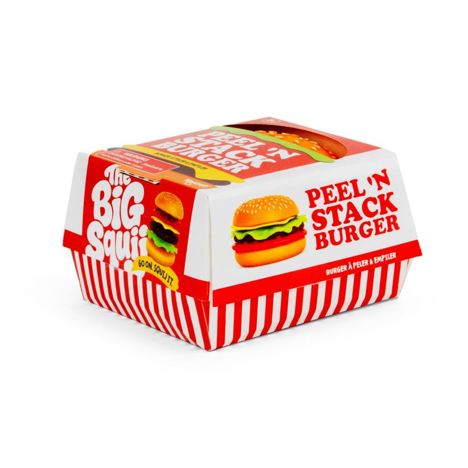 Keycraft The Big Squij Peel & Stack Burger Squishy Toy